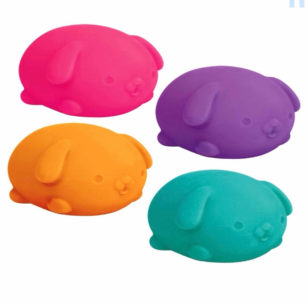 Schylling NeeDoh Teenie Funky Pups ~ 3 Pack 
Pink/Blue/Purple 🩷🩵💜 Collection NEW - Picture 4 of 8